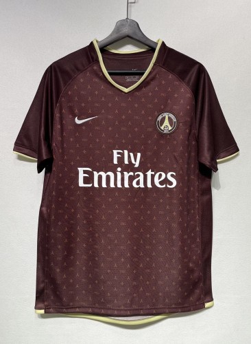 2006-2007 PSG Paris Away Retro Soccer Jersey