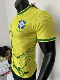 25-26 Brazil Yellow Special Edition Player Version Soccer Jersey