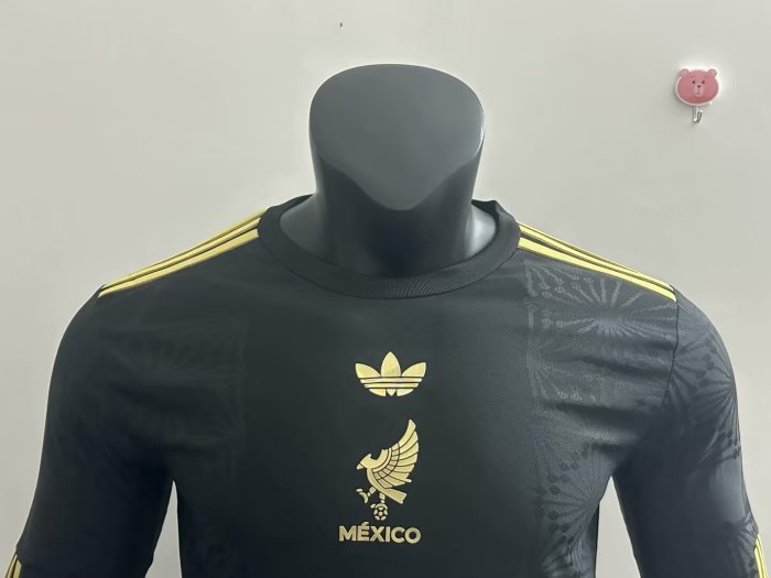 25-26 Mexico Black Special Edition Long sleeves Player Vesion Soccer Jersey