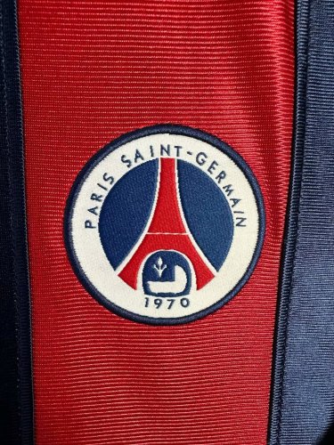 2001-2002 PSG Home Long Sleeve Retro Soccer Jersey