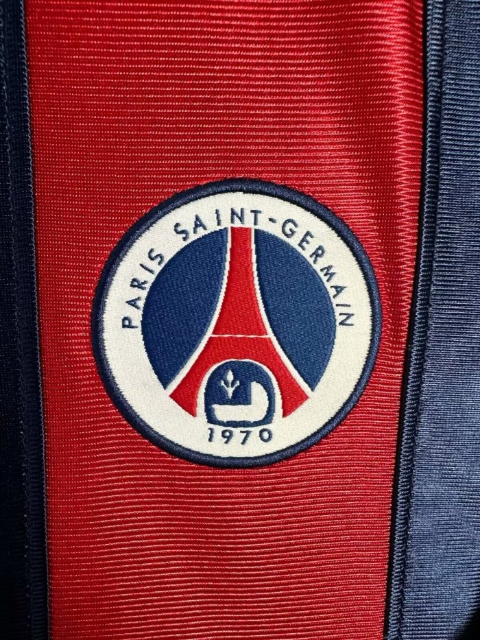 2001-2002 PSG Home Long Sleeve Retro Soccer Jersey