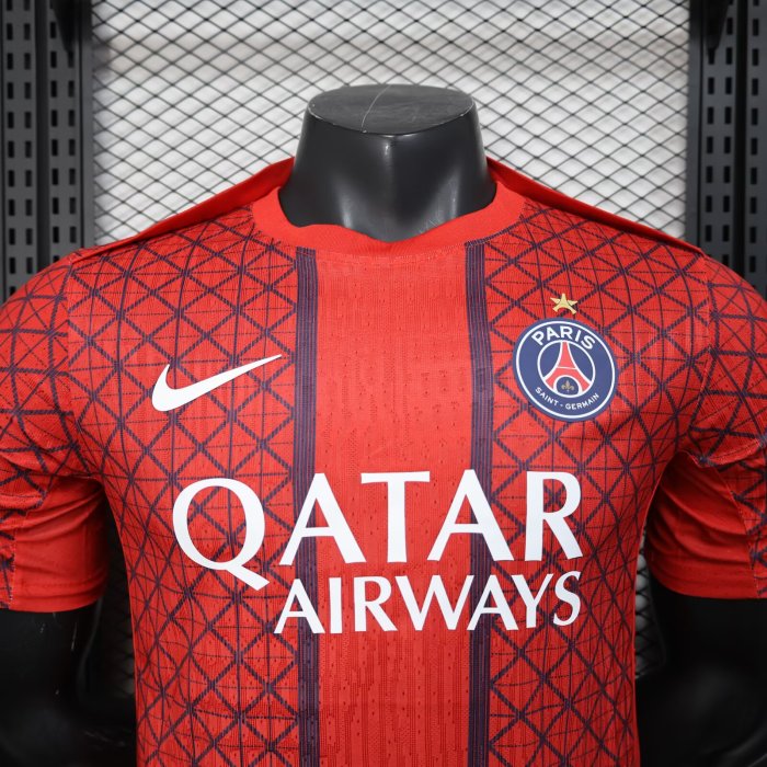 25-26 PSG Red Special Edition Player Version Training shirts