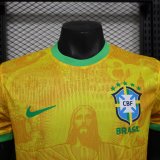 25-26 Brazil Yellow Special Edition Player Version Soccer Jersey