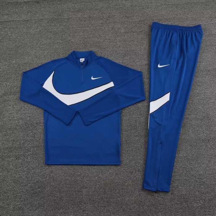 2024 NK Blue Half Pull Tracksuit 