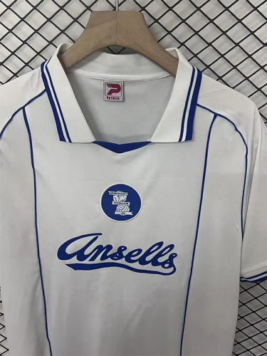 1984-1985 Birmingham White Retro Soccer Jersey