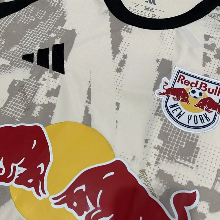 25-26 New York Red Bulls Away Fans Soccer Jersey
