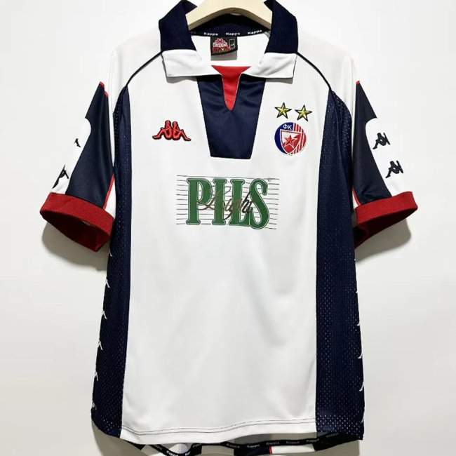 1999-2001 Red Star Away Retro Soccer Jersey