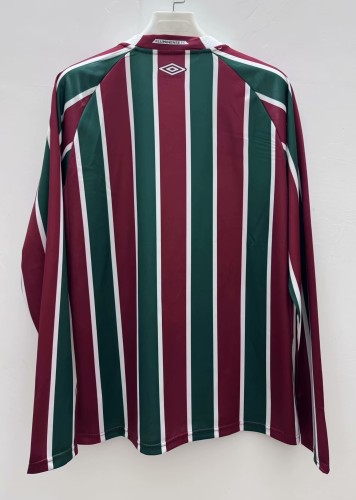 25-26 Fluminense Home Long Sleeve Fans Soccer Jersey