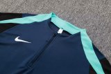 2024 NK Blue Half Pull Tracksuit 