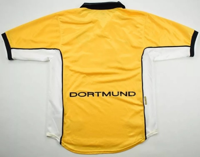 1998-2000 Borussia Dortmund Home Retro Soccer Jersey