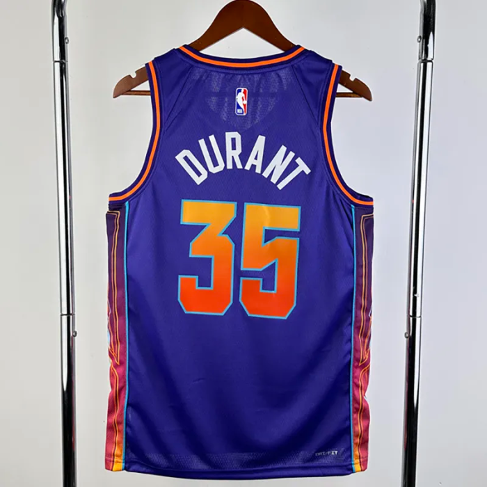 23-24 SUNS DURANT #35 Purple City Edition Top Quality Hot Pressing NBA Jersey