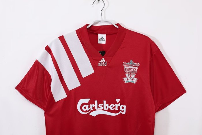 1992-1993 LIV Home Retro Soccer Jersey