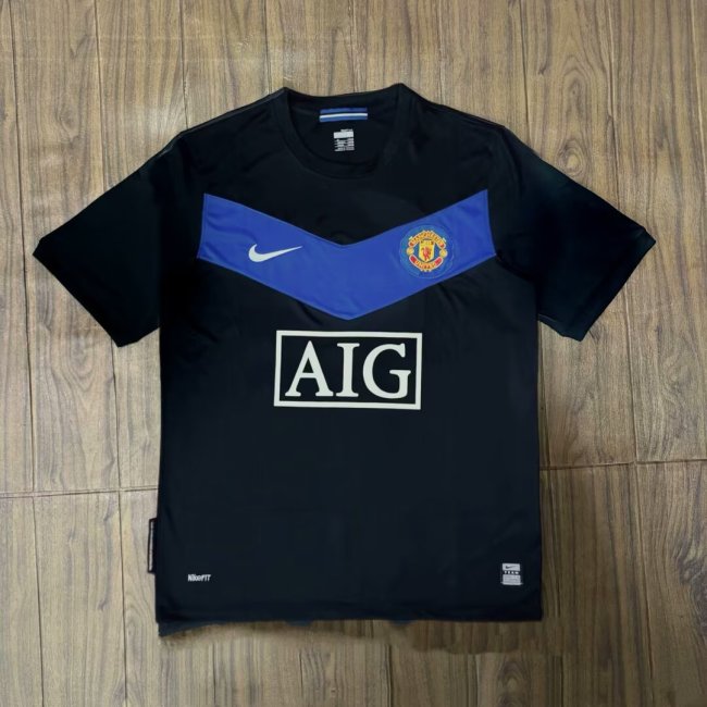 2009-2010 Man Utd Away Retro Soccer Jersey