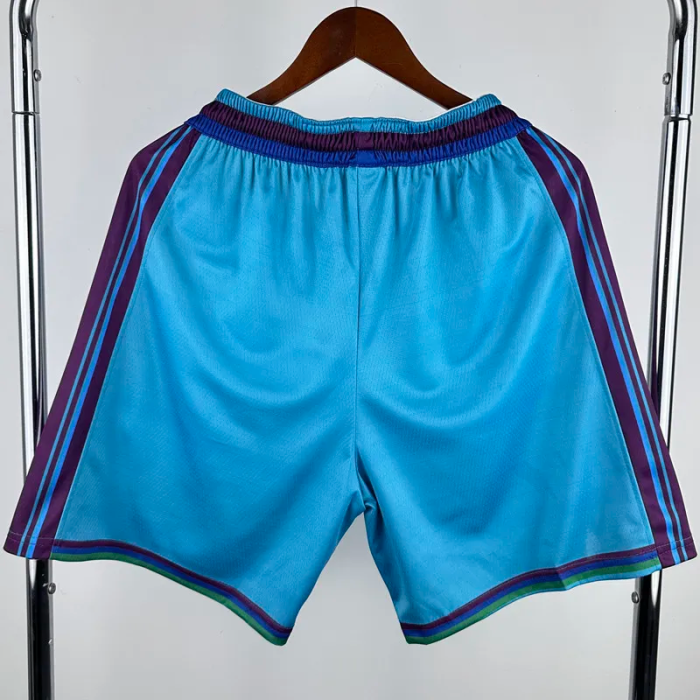 23-24 HORNETS Retro Blue Shorts Pants