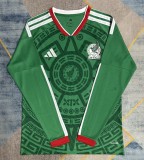 2026 World Cup Mexico Home Long Sleeve Fans Soccer Jersey (长袖)