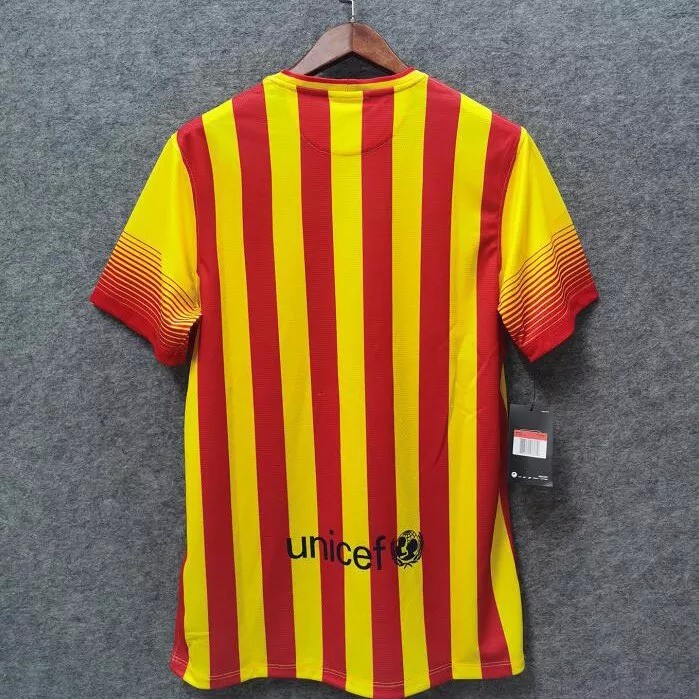 2013-2014 BAR Away Yellow Retro Soccer Jersey