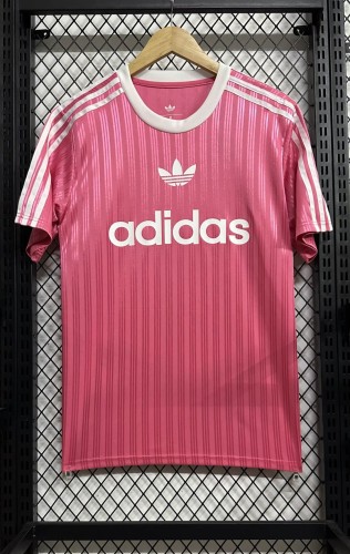 2025 AD Casual Pink Fans Training shirts *三叶草