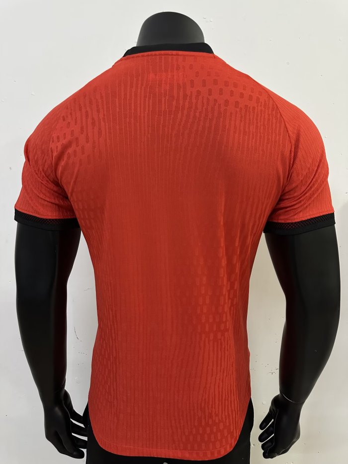 25-26 PSG Red Co-Signed Version Player Version Soccer Jersey