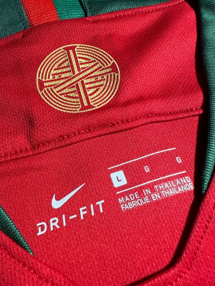 2018 Portugal Home Retro Soccer Jersey