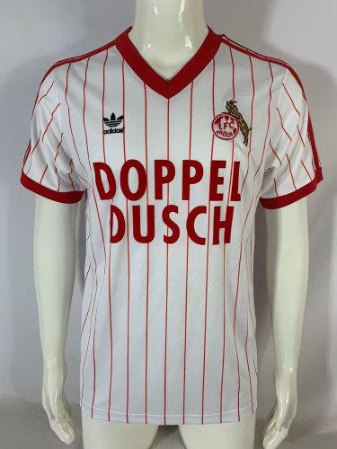 1982-1983 FC Köln Home Retro Soccer Jersey