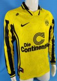 1996-1997 Dortmund Home Long sleeves Retro Soccer Jersey