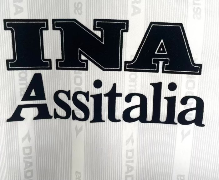 1999-2000 Roma Away Long Sleeve Retro Soccer Jersey