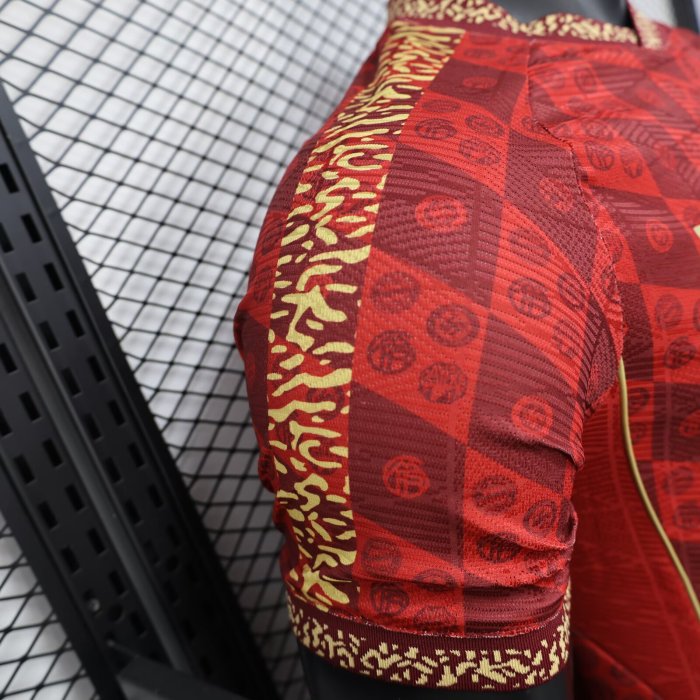 25-26 Bayern Red 125th Anniversary Player Version Soccer Jersey