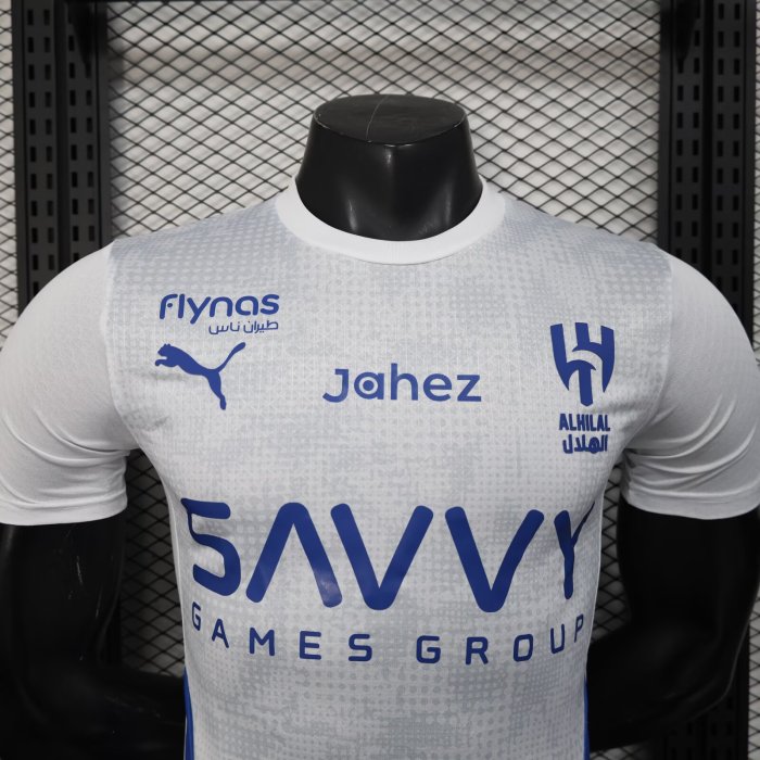 25-26 Al-Hilal White Special Edition Player Version Training shirts