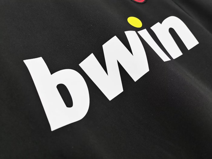 2007-2008 ACM Third Black Retro Soccer Jersey