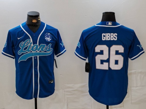 2024 MLB Detroit Lions New Pattern Jersey