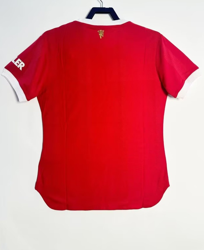 2021-2022 Man Utd Home Player Version Retro Soccer Jersey