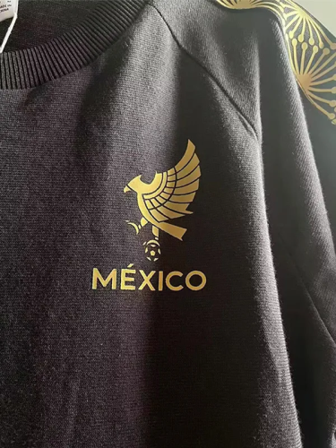 25-26 Mexico Black Casual T-Shirts (High Quality)