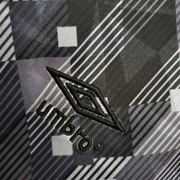 1990 England Away Black Retro Soccer Jersey