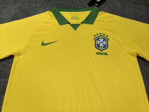 2019-2020 Brazil Home Retro Soccer Jersey