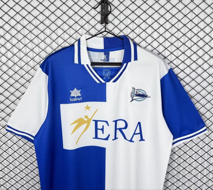 1999-2000 Alaves Home Retro Soccer Jersey