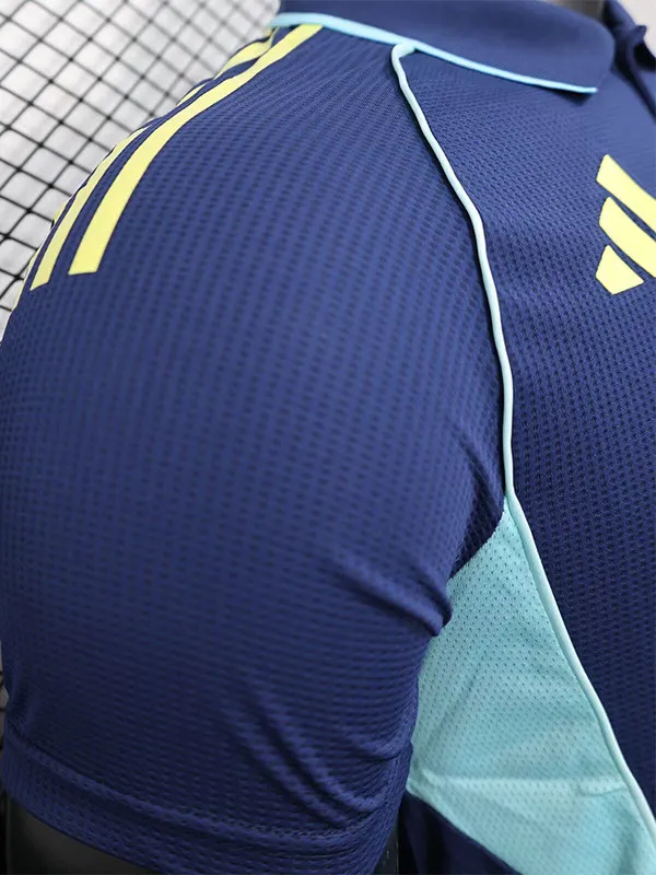 25-26 Club America Royal Blue Player Version Training Shirts 1:1 Thai Quality