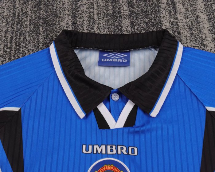 1996-1998 Man Utd Third Retro Kids Soccer Jersey