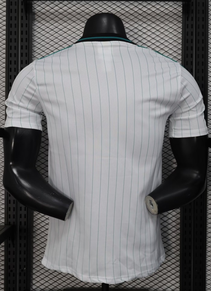 25-26 LIV White Green Casual Edition Player Version Training Shirts 1:1 Thai Quality