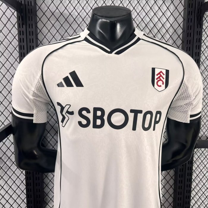 25-26 Fulham Home Player Version Soccer Jersey 1:1 Thai Quality