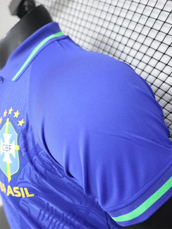 24-25 Brazil Blue Special Edition Player Version Soccer Jersey