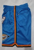 2024 Oklahoma City Thunder Embroidery Top Quality NBA Pants