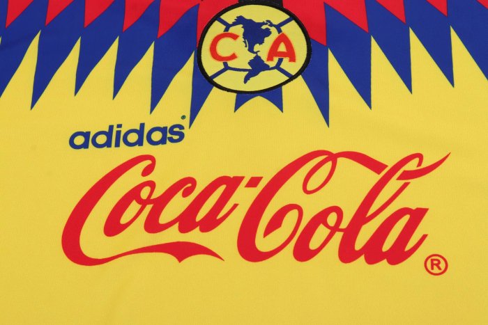 1995 Club America Home Retro Kids Soccer Jersey