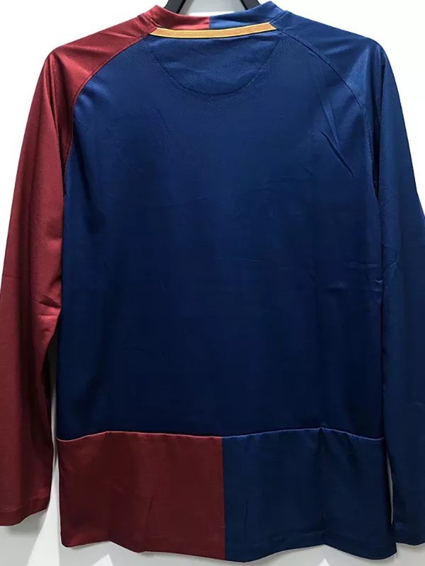 2008-2009 BAR Home Retro Long Sleeve Soccer Jersey (UCL版有决赛字)
