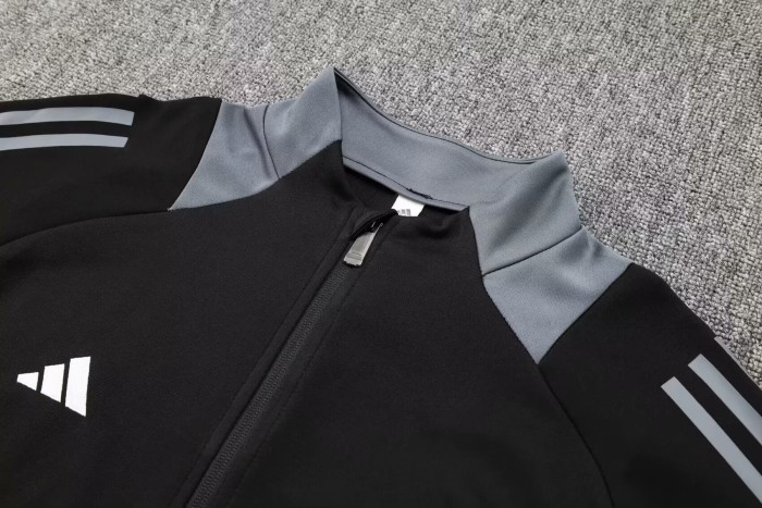 2024 AD Black Jacket Tracksuit