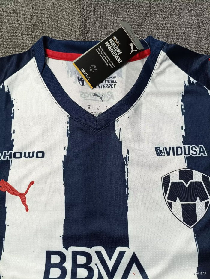 25-26 Monterrey Home Long Sleeve Soccer Jersey (长袖)