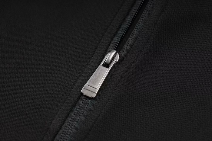 2024 AD Black Jacket Tracksuit
