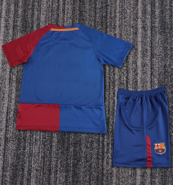 2008-2009 BAR Home UCL Edition Retro Kids Soccer Jersey