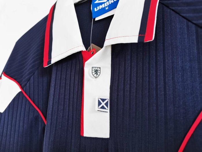 1996-1998 Scotland Home Retro Soccer Jersey
