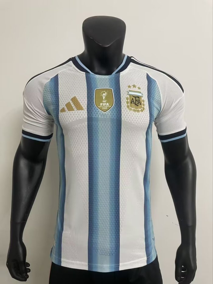 2026 World Cup Argentina Home Player Version Soccer Jersey