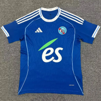 25-26 Strasbourg Home Fans Soccer Jersey